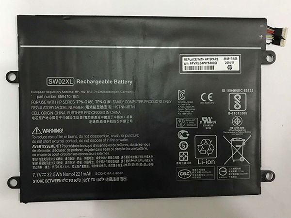 Replacement For HP SW02XL Battery