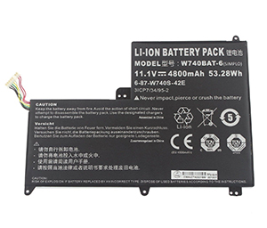 Replacement for Clevo W740SU Battery